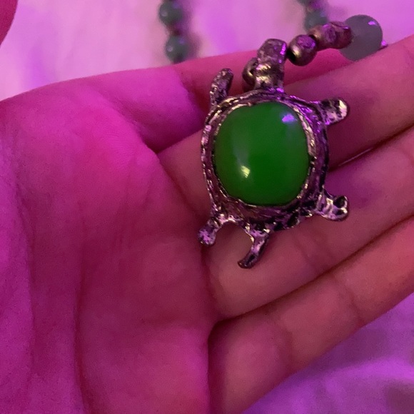 Native jewelry- Turtle necklace and earring set🐢 - Picture 4 of 6